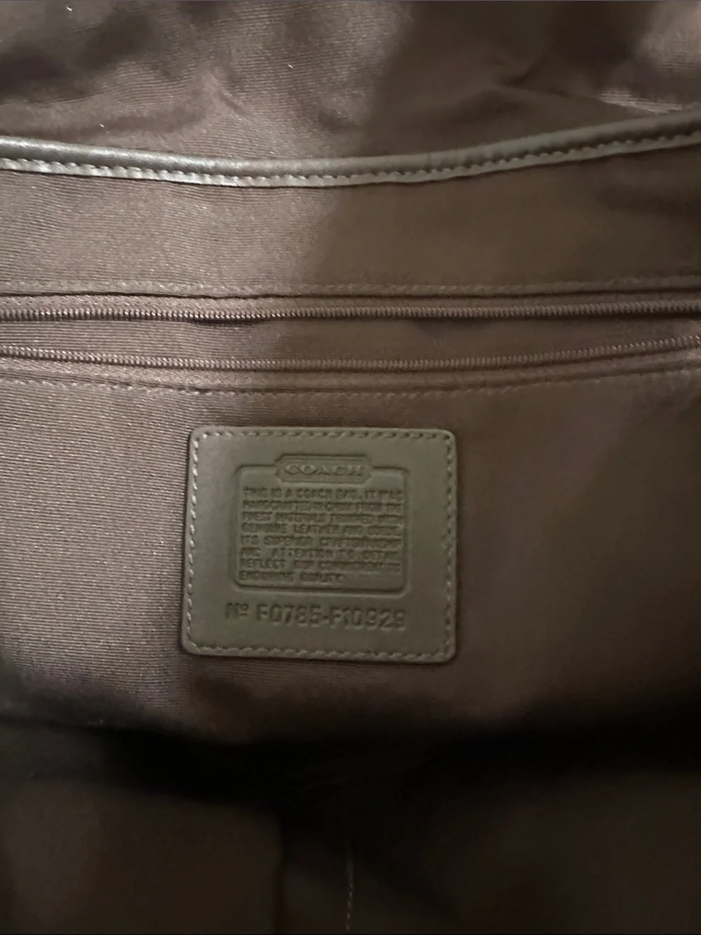 Coach Signature tote